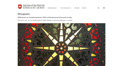 Desktop Screenshot of heimatmuseum.ch